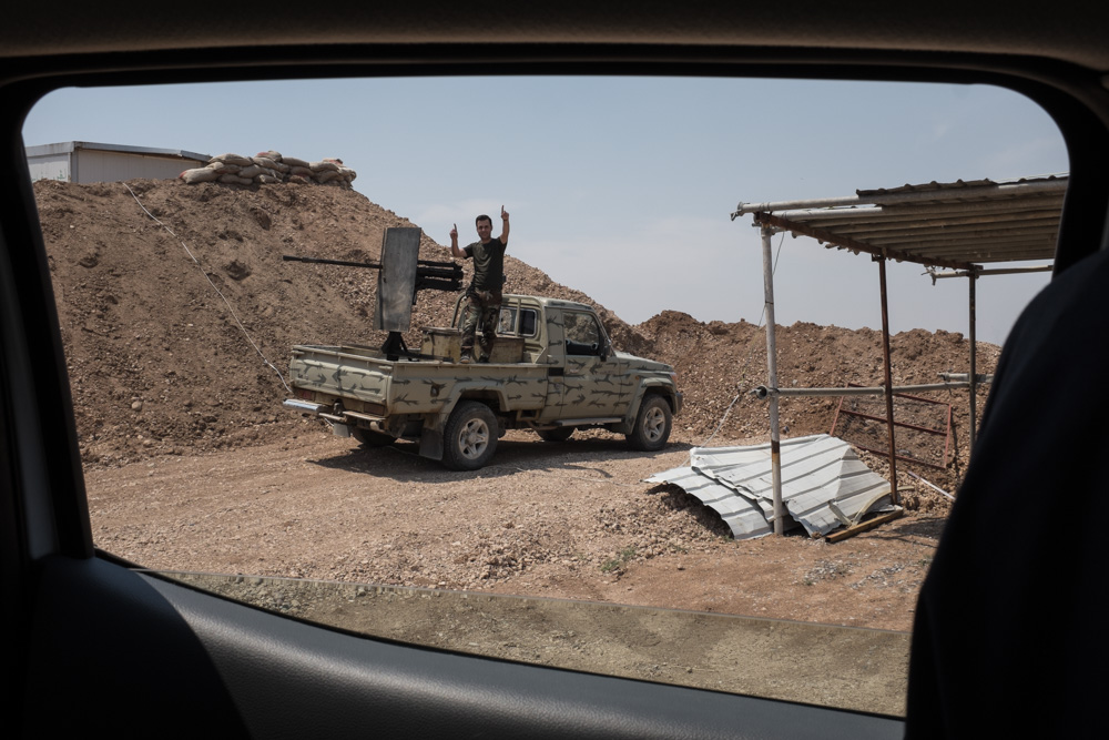 Peshmerga offensive during the liberation of the Turkmen village of Bashir, southern Kirkuk Province, April 30, 2016. (Photo: Kurdistan24/Alexandre Afonso)